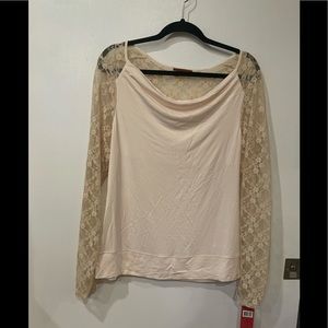 Tape Measure lace top - XL